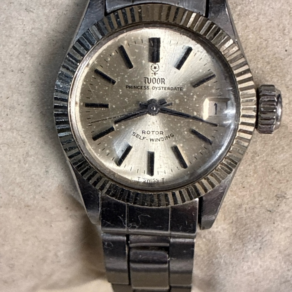 Vintage TUDOR "Princess OysterDate" 1960's Rolex Automatic 22mm Runs Great!